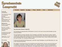 Tablet Screenshot of lamprecht-sprachunterricht.de